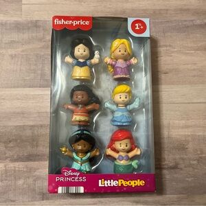 Little People Disney Princess Figures - Set of 6 Princesses New Sealed